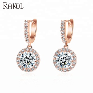RAKOL EP320 Cubic Zirconia Clip-On <strong>Earrings</strong> Rhodium Plated Trendy Luxury Ear <strong>Cuff</strong> - Product Image 3