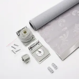 Custom Fabric For Roller Blinds Parts Sunscreen Blackout Shades Roller Blind Manual