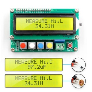 Máy Đo Điện Cảm LCD Kỹ Thuật Số, Máy Đo Bảng Cảm Ứng LC Tần Số 1pF-100mF 1uH-100H LC100-A + Kẹp Thử - Product Image 2