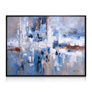 Large Modern Abstract Acrylic Ideas Framed Wall Art Oil Paintings on Canvas