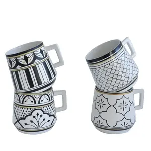 Grosir Stiker Pola Pribadi Mug Keramik Tembikar Chaozhou/Mug Stoneware