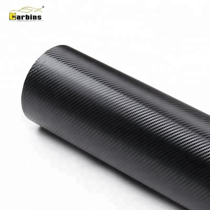 Carbins 3D कार्बन फाइबर <span class=keywords><strong>Vinyl</strong></span> के कार की चादर काले स्टीकर फैक्टरी थोक