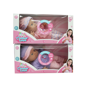 12 inch Pasgeboren Baby Doll Met 4 Geluiden, Baby Doll levensechte