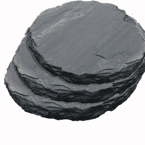 Multiple Colour Natural Garden Round Slate Landscaping Stepping Stone