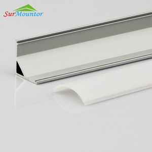 Muebles luz <span class=keywords><strong>LED</strong></span> lineal Barra de extrusión <span class=keywords><strong>perfil</strong></span> <span class=keywords><strong>angular</strong></span>, ángulo triángulo personalizado cocina de aluminio <span class=keywords><strong>perfil</strong></span> - Product Image 2
