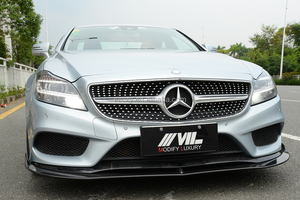 Spoiler avant en carbone de course W218 Classe CLS pour <span class=keywords><strong>Mercedes</strong></span> 15-16 - Product Image 2