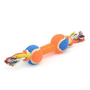 Giocattolo per Cani a Forma di Osso con Corda di Cotone, per Masticare e Addestrare, Interattivo - Product Image 6