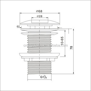 <span class=keywords><strong>Bonde</strong></span> clic-clac avec trop-plein EQUATION, Diam.66 mm - Product Image 2