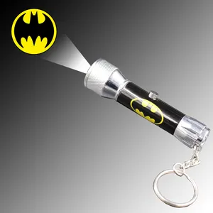 LOGO projector torch with 5 LED light - high quality brand LOGO projector flashlight keychain bright light torch