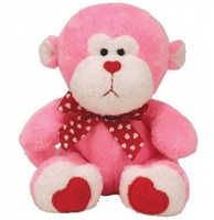 SINGE EN POLYESTER MARRON « JE T'AIME » POUR LA VALENTINE