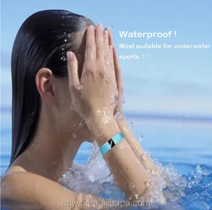 Gestione della salute bluetooth fascia di forma fisica tw64 intelligente wristband per android e IOS smart phone