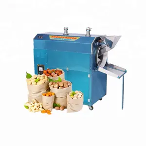 Electric Gas Peanut Sunflower Seeds Chestnut Corn Soybean Roasting Machine