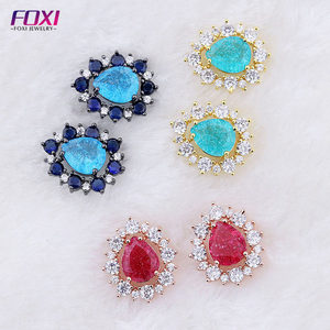 Venta caliente fusión piedra bijoux pendientes para las niñas lindas - Product Image 1