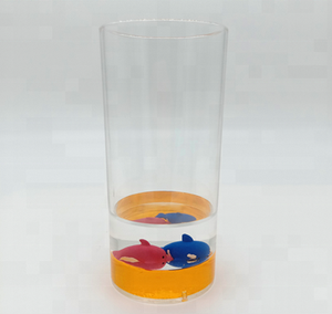 Taza de agua transparente para acuario, líquido para beber acrílico, reutilizable, para fiesta, flotador de aceite flotante para Hotel, oficina, 7 <span class=keywords><strong>OZ</strong></span> - Product Image 4