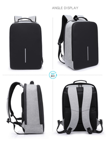 2018 nuevo kaka del morral al por mayor alibaba carga usb mochila escolar deporte inteligente anti-robo portátil mochila - Product Image 5