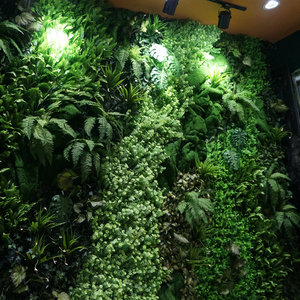 Cintres muraux adhésifs en plastique et en métal pour la décoration intérieure Plante artificielle verte Décoration murale suspendue - Product Image 2