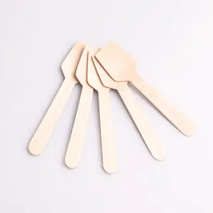 Disposable Wooden Shovel For Wedding and Birthday Party Easy Using Flatware