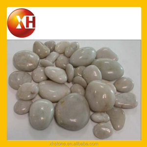 Trang Trí Sân Vườn Ngoài Trời Đá Trắng Tuyết Tự Nhiên Đá Cuội Nhỏ Được Đánh Bóng Cao Để Bán - Product Image 6