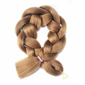 Trenzas sintéticas <span class=keywords><strong>jumbo</strong></span> de 82 pulgadas, extensión de cabello africano yaki, cabello trenzado recto - Product Image 3