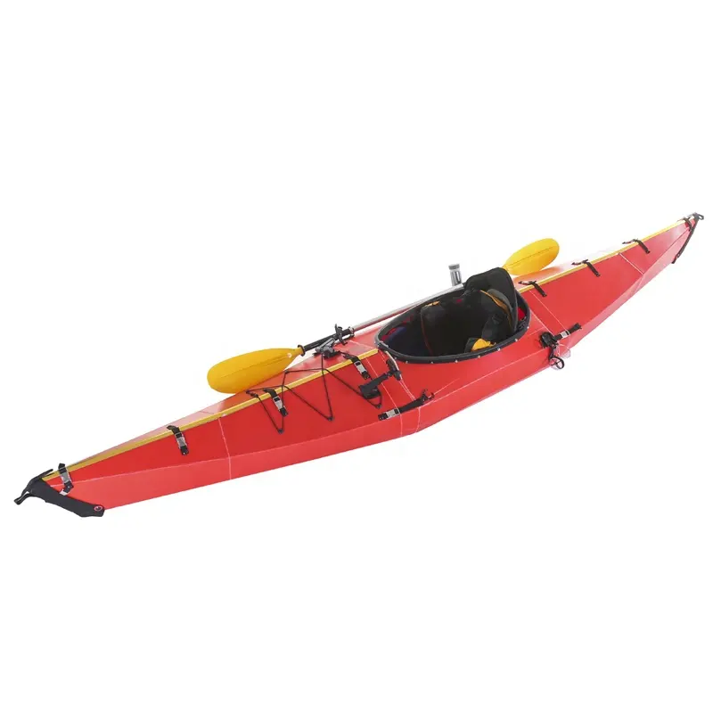 Trend PP Portatile Pieghevole Sea Kayak Singolo Canoa per gli Sport Acquatici