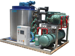 10 ton/día flake máquina de hielo con todo el acero inoxidable 304 para la alimentación/industria de la panificación - Product Image 1