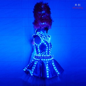 Unique Brésil Carnaval costumes, LED Light étape costume avec chapeaux - Product Image 3