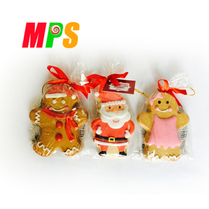 Biscuits de Noël personnalisés en <span class=keywords><strong>pain</strong></span> <span class=keywords><strong>d</strong></span>'<span class=keywords><strong>épice</strong></span>s, texture dure avec saveur de chocolat sucré, emballage en boîte - Product Image 2