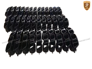 Punte di scarico del diffusore a labbro posteriore in carbonio stile B per auto Mercedes Bens W222 S63 - Product Image 6