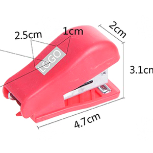 Mini <span class=keywords><strong>agrafeuse</strong></span> No.10 colorées, 10 pièces, ensemble d'agrafes pour la papeterie de bureau - Product Image 2