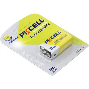 NIMH 250mAh 9v batteria ricaricabile ni-mh 9v 250mAh energia rinnovabile 9v nichel metallo idruro - Product Image 2