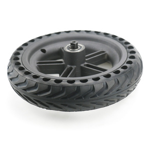 Llanta de 8 1/2*2 y Neumático Sólido Poroso <span class=keywords><strong>para</strong></span> Ruedas Traseras de Scooter <span class=keywords><strong>Xiaomi</strong></span> Mijia <span class=keywords><strong>M365</strong></span>/Ruedas Traseras de 8.5 Pulgadas Llanta <span class=keywords><strong>M365</strong></span> - Product Image 6