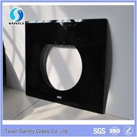 Verre de hotte de cuisinière trempé personnalisé de haute qualité pour déflecteur de fumée Chine prix d'usine