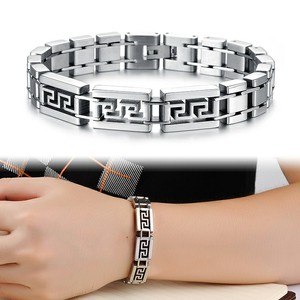 Marlary Top di Vendita di Nuovo Modo Originale Disegno Unico Braccialetto Gioielli Di Marca Mens Bracciale In Acciaio - Product Image 5