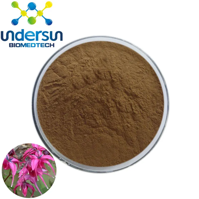 Pure icariin 50% 60% 80% 98% Epimedium extract/epimedium sagittatum extract powder/Icariin