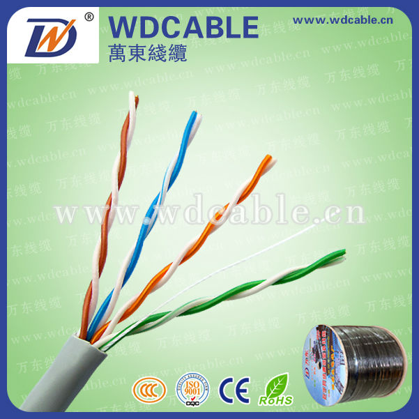 24 awg голой медной усилителя кабель ethernet cat5e кабель
