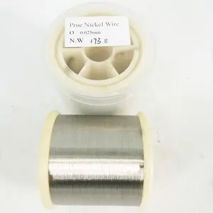 High quality 99.9% nickel wire 0.025mm for electric industry