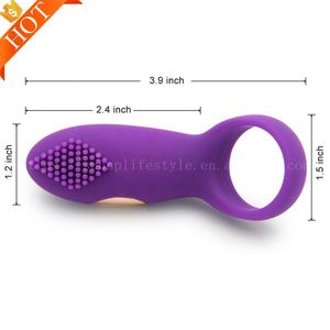 Scatola personalizzata gratuita-USB ricaricabile durata durata pene flessibile manicotto del pene anello maschio - Product Image 5