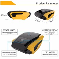 Pompe numérique d'urgence électrique pour pneus, système de gonflage automatique de pneus, pour voiture, camion, SUV, basket-ball, 12V, 150 PSI
