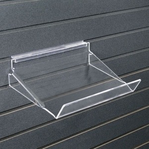 Acrylic Slatwall <strong>Shoe</strong> Shelf, Customized Acrylic Slatwall <strong>Shoe</strong> <strong>Display</strong> - Product Image 2