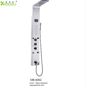 Panneau de douche thermostatique en verre de peinture noire avec le meilleur <span class=keywords><strong>prix</strong></span> - Product Image 2