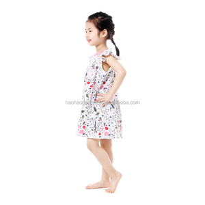 Estilo Simple niños ropa de algodón estampado Floral <span class=keywords><strong>niñas</strong></span> Bebé <span class=keywords><strong>Vestidos</strong></span> - Product Image 2