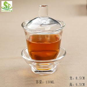 Service à <span class=keywords><strong>thé</strong></span> en verre, théière en verre transparent résistant à la chaleur <span class=keywords><strong>pour</strong></span> la maison, <span class=keywords><strong>filtre</strong></span> Kungfu avec poignée de <span class=keywords><strong>tasse</strong></span> - Product Image 6