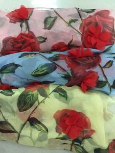 Tessuto in <span class=keywords><strong>Chiffon</strong></span> con <span class=keywords><strong>Fiori</strong></span> 3D in Perla, Vendita all'Ingrosso di Fabbrica, <span class=keywords><strong>per</strong></span> <span class=keywords><strong>Abiti</strong></span> di Alta Qualità - Product Image 6