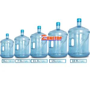 20 liter 5 gallon plastic jar/18.9l 20l plastic water bottle factory