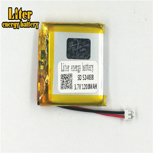 Plug <span class=keywords><strong>2</strong></span>.0-<span class=keywords><strong>2</strong></span> P 3.7 V 524038 mah 1200 lithium polymer lipo rechargeable battery li ion Solar lithium battery with PCM - Product Image 2