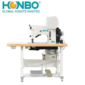 HB-204-105 cam controlled heavy duty zigzag stitch walking foot industrial stitching machine