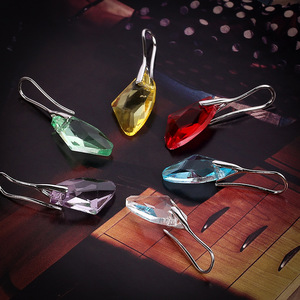 Boucles d'oreilles pour femmes NEULRY, nouvelles, personnalisées, en <span class=keywords><strong>pierre</strong></span> de cristal naturelle, gouttelettes d'eau - Product Image 1