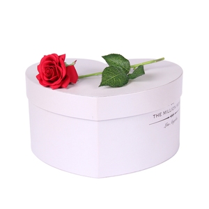 Customized Large Heart Shaped Fresh Flower Boxes Wholesale