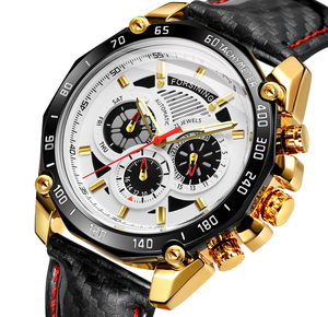 Montre homme Forsining, nouveau design de luxe, 3 ATM résistant à l'eau, mouvement automatique, Relogio Masculino - Product Image 6