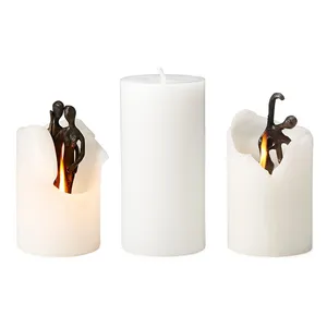 Art Type White Pillar Candle